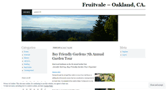 Desktop Screenshot of fruitvaleoakland.wordpress.com
