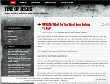 Tablet Screenshot of fireofjesus.wordpress.com