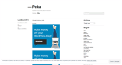 Desktop Screenshot of elpeka.wordpress.com