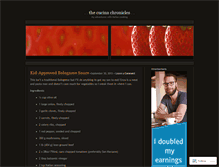 Tablet Screenshot of cucinachronicles.wordpress.com