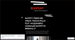 Desktop Screenshot of elholmy.wordpress.com