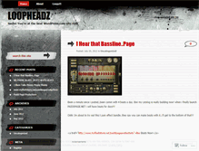 Tablet Screenshot of loopheadz.wordpress.com