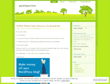 Tablet Screenshot of gaiaistgourmet.wordpress.com