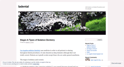 Desktop Screenshot of ladental.wordpress.com