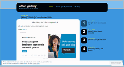 Desktop Screenshot of alfiangallery.wordpress.com