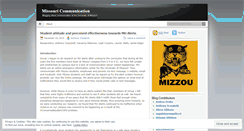 Desktop Screenshot of missouricommunication.wordpress.com