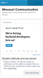 Mobile Screenshot of missouricommunication.wordpress.com