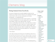 Tablet Screenshot of clemen.wordpress.com