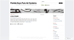 Desktop Screenshot of floridakeyspureair.wordpress.com