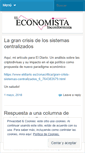 Mobile Screenshot of eleconomistainconformista.wordpress.com