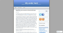 Desktop Screenshot of anderkant.wordpress.com