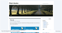 Desktop Screenshot of filipsgarden.wordpress.com