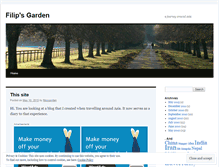 Tablet Screenshot of filipsgarden.wordpress.com