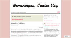 Desktop Screenshot of demeninges.wordpress.com