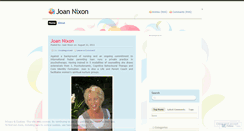 Desktop Screenshot of joannixon.wordpress.com