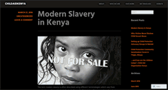 Desktop Screenshot of childaidkenya.wordpress.com