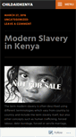 Mobile Screenshot of childaidkenya.wordpress.com