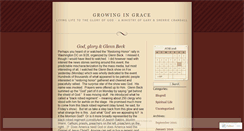 Desktop Screenshot of growingingrace.wordpress.com