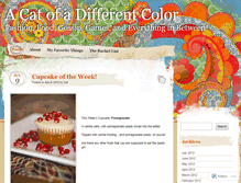 Tablet Screenshot of catofadifferentcolor.wordpress.com