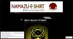 Desktop Screenshot of namazueshirt.wordpress.com