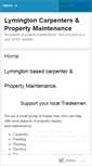 Mobile Screenshot of carpenterlymington.wordpress.com
