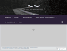 Tablet Screenshot of lunatart.wordpress.com