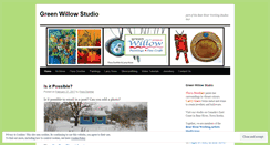 Desktop Screenshot of greenwillowstudio.wordpress.com
