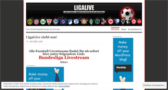 Desktop Screenshot of ligalive.wordpress.com