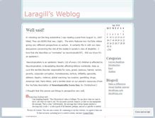 Tablet Screenshot of laragill.wordpress.com
