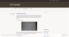 Desktop Screenshot of imasponge.wordpress.com