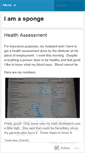 Mobile Screenshot of imasponge.wordpress.com