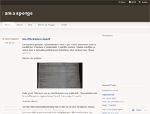 Tablet Screenshot of imasponge.wordpress.com