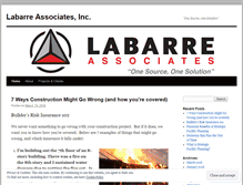 Tablet Screenshot of labarreinc.wordpress.com