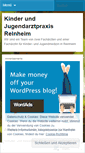 Mobile Screenshot of kinderarztreinheim.wordpress.com