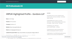 Desktop Screenshot of hrpuk.wordpress.com