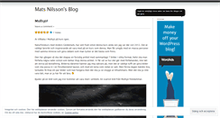 Desktop Screenshot of matsnilsson.wordpress.com
