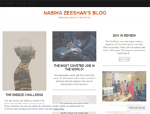 Tablet Screenshot of nabihazeeshan.wordpress.com