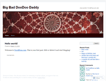 Tablet Screenshot of bigbaddoodoodaddy.wordpress.com