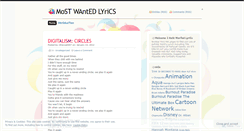 Desktop Screenshot of mostwantedlyrics.wordpress.com