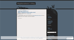 Desktop Screenshot of magdascakesnc.wordpress.com