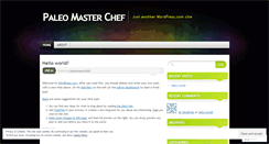 Desktop Screenshot of paleomasterchef.wordpress.com