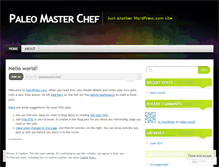 Tablet Screenshot of paleomasterchef.wordpress.com