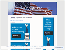 Tablet Screenshot of hhceagles.wordpress.com