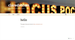 Desktop Screenshot of claredotcom.wordpress.com
