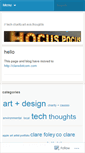 Mobile Screenshot of claredotcom.wordpress.com