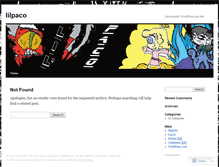 Tablet Screenshot of lilpaco.wordpress.com