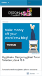 Mobile Screenshot of designmyyjaiset.wordpress.com