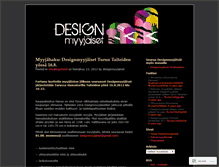 Tablet Screenshot of designmyyjaiset.wordpress.com