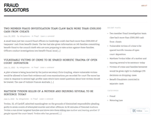 Tablet Screenshot of fraudsolicitors.wordpress.com