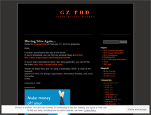 Tablet Screenshot of gz7comp.wordpress.com